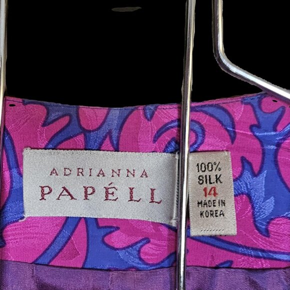 100% SILK Short sleeved blouse with matching skirt - Picture 5 of 5